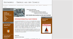 Desktop Screenshot of info-geothermie.ch